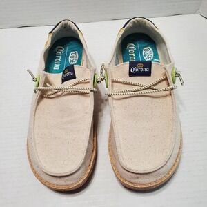 Women's Hey Dude Wendy Corona Slip-On Canvas Shoes Casual & Comfortable Size 8